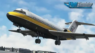 Real Airline Pilot flies the Just Flight Fokker F28! | Full Flight and Preview