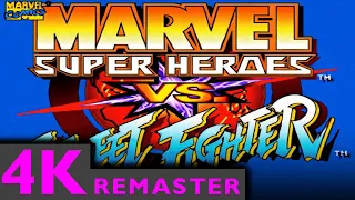 Marvel Super Heroes Vs. Street Fighter - REMASTERED [4K HD] INTRO