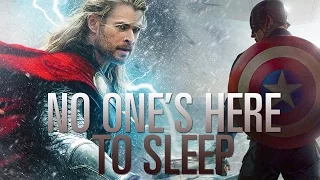 No Ones Here To Sleep (Thor/Loki & Steve/Bucky)