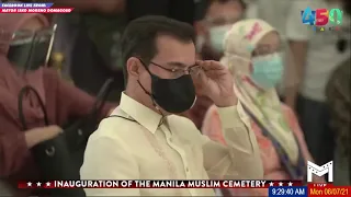 First time in the City of Manila: The inauguration of the Manila Muslim Cemetery | Mayor Isko Moreno