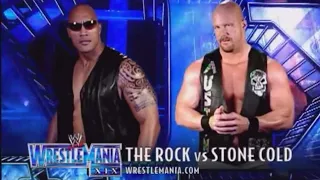 WWE WrestleMania XIX (Match #9) The Rock vs Stone Cold