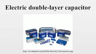 Electric double-layer capacitor