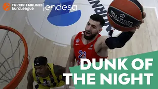 Endesa Dunk of the Night: Tornike Shengelia, CSKA Moscow