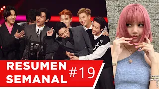 BTS LA ROMPIÓ EN LOS AMAs | LISA CON COVID | MINO DE WINNER REGRESA | Resumen semanal Kpop #19