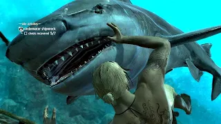 Assassin's Creed 4 Black Flag Underwater Shipwrecks , Shark Infested Locations & Treasure Chests