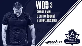 Christoforidis Nikos Athens Throwdown 2018 Wod 3 Elite