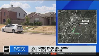 4 family members found dead inside Allen home