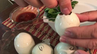 Cooking and Eating a Balut Egg or Baby Duck Egg!