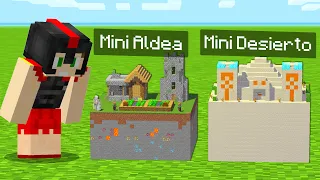 Paso MINECRAFT pero CRAFTEO MINI CHUNKS PERSONALIZADOS 😱😂 INVICTOR RETO #11