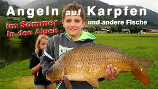 Angeln auf Karpfen und andere Fische | Karpfenangeln mit verschiedenen Ködern und Montagen