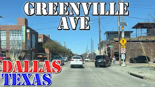 Greenville Avenue - Dallas - Texas - 4K Street Drive