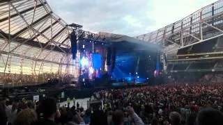 The Scripts Entrance 2/7/2011 Aviva Stadium Dublin