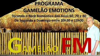 Programa Gamelão Emotions da Gamelão FM. Sabado 20 de abril de 2024