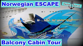 Norwegian Escape | Balcony Cabin Tour #13154