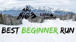 Lake Louise Ski Resort: BEST Run for Beginners 4K