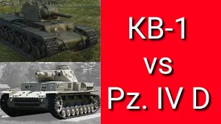 КВ-1 против двух Pz. IV D