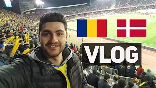 FIFA WORLD CUP QUALIFIERS HIGHLIGHTS VLOG - AMAZING FOOTBALL ATMOSPHERE - ROMANIA vs DENMARK HD