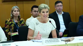 Queen Máxima meeting President Bonging Marcos - discussion about financial inclusion in Philippines