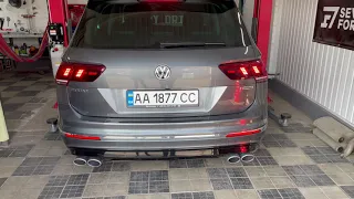 VW Tiguan MK2 Stage 2 APR Downpipe NonRes with R Exhaust Sound - First Start