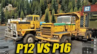 Snow Runner Pacific P12 vs Pacific P16 - SnowRunner PC Gameplay - HEAVY LOADS #18