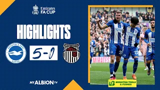 FA Cup Highlights: Albion 5 Grimsby 0