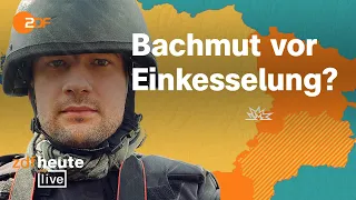 Ukrainischer Kriegsreporter über Kritik an Militärführung in Bachmut | ZDFheute live