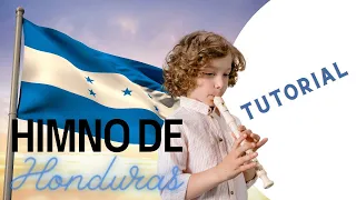 Himno nacional de Honduras en flauta #tutorial #honduras #flauta #flautadulce