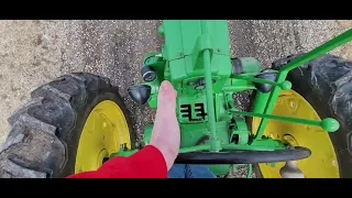 How to start a John Deere 50