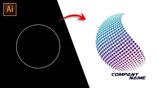 3D Halftone Effect Logo in Adobe Illustrator - Very Easy Tips & Tricks For Experts & Beginners