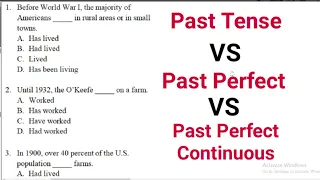 TRIK CEPAT! Materi & Soal Past Tense, Past Perfect, Past Perfect Continuous