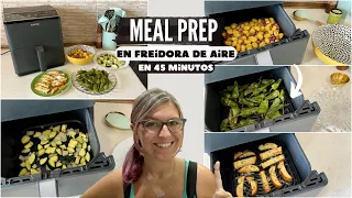 MEAL PREP en FREIDORA de AIRE *Recetas AIR FRYER COSORI*