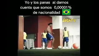 Yo y los panas al darnos cuenta que somos 0,00001% brasileños