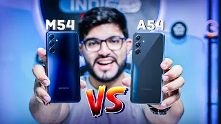 EITA! Galaxy M54 é MELHOR que Galaxy A54? Quais as diferenças? Qual comprar? COMPARATIVO!