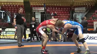 2016 CDN JR NAT FS60kg Nathan Galan (Sask) vs Chris McIsaac (Brock)