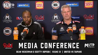 Rd12 G1 Post-Match Media Conference: Dean Vickerman and Scotty Hopson