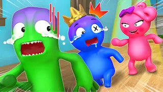 New Rainbow Friends Animation |PINK Turn Into EVIL? Daily Life Story - Rainbow Magic VM