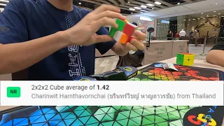 2x2 Thailand National record average: 1.42 Seconds