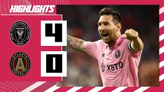 Lionel Messi 2 Goals | Inter Miami vs Atlanta 4-0 | Highlights & Goals