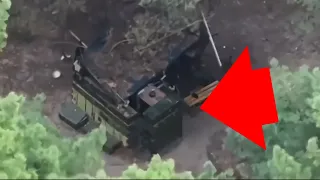 Russian Ammunition Depot Found In Forest Gets Hit By Drones