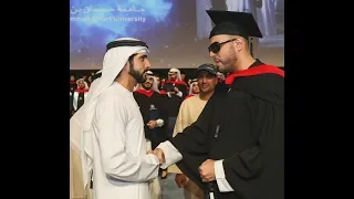 Hamdan bin Mohammed (Fazza فزاع ) attends  Ceremony of HBMSU University