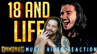 Dan Vasc -18 And Life (Skid Row Cover) - First Time Reaction