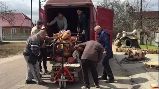 скульптуры из цемента , вывоз  скульптур в  городской  парк .