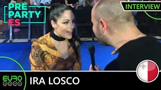 IRA LOSCO INTERVIEW (MALTA EUROVISION 2002 & 2016) | ES Pre-Party Madrid 2019