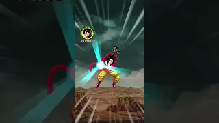 Pre-EZA POWER! (and Unremarkable DEF lol) Full Power SSJ4 Goku on 170% Lead [Mini Showcase] #shorts