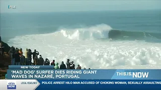 Veteran Brazilian surfer dies in giant waves off Portugal