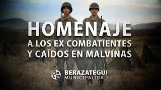 HOMENAJE A LOS EX COMBATIENTES Y CAÍDOS DE MALVINAS - Berazategui