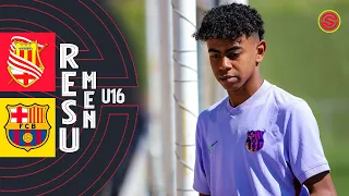 RESUMEN: CE Manresa vs FC Barcelona Cadete A U16 2022