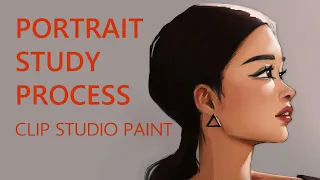 Portrait Study Process [Clip Studio Paint]