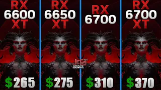 RX 6600 XT vs RX 6650 XT vs RX 6700 vs RX 6700 XT Tested in 15 games