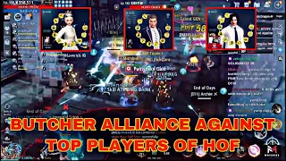 MIR4 M- BUTCHER ALLIANCE AGAINST HOF TOP PLAYERS (MAZDA,SYLAR,BROTHER LONG,JJB AND JET | TOBD 4F